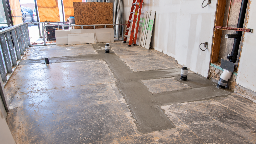 Phoenix commercial plumbing contractors on a build-out